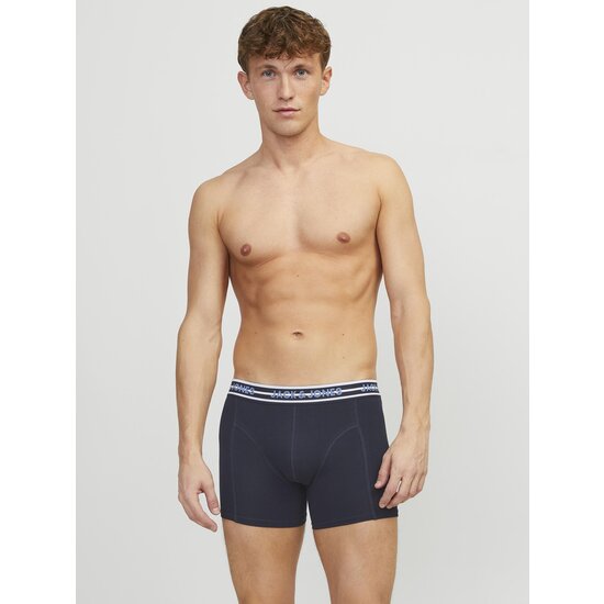 Jack & Jones Jack & Jones Men's Boxer Shorts Trunks JACPETER Blue/Grey/Dark Blue 3-Pack