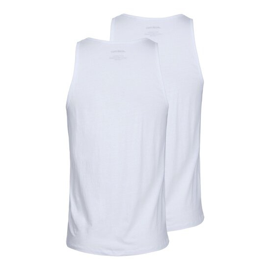 Jack & Jones Jack & Jones Men's Tank Top JACBASIC Cotton White 2-Pack