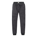 Phil & Co Phil & Co Lange Heren Winter Pyjama Set Badstof Frotté Antraciet