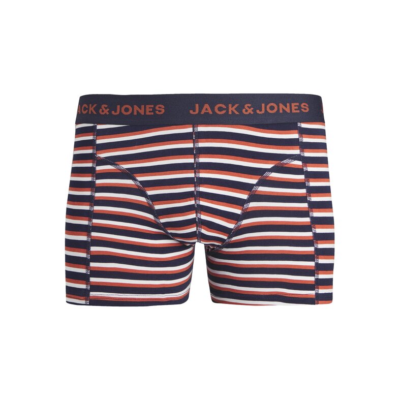 Jack & Jones Jack & Jones Heren Boxershorts Trunks JACANDRÉ Groen/Rood/Donkerblauw 3-Pack