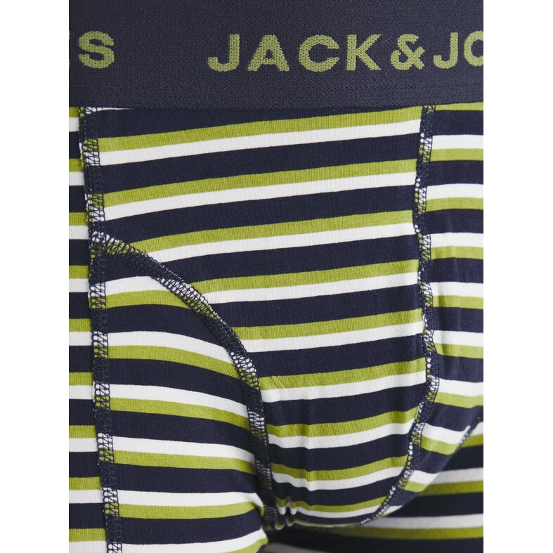 Jack & Jones Jack & Jones Heren Boxershorts Trunks JACANDRÉ Groen/Rood/Donkerblauw 3-Pack