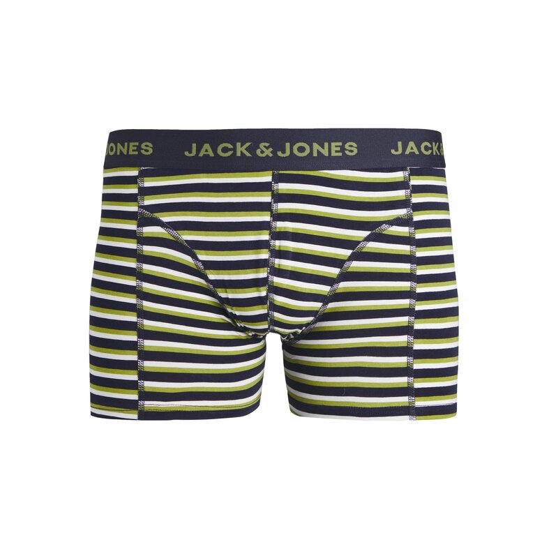 Jack & Jones Jack & Jones Heren Boxershorts Trunks JACANDRÉ Groen/Rood/Donkerblauw 3-Pack