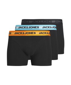 Jack & Jones Heren Boxershorts Trunks JACHUDSON Bamboe Zwart 3-Pack