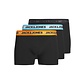 Jack & Jones Jack & Jones Men's Boxer Shorts Trunks JACHUDSON Bamboo Black 3-Pack