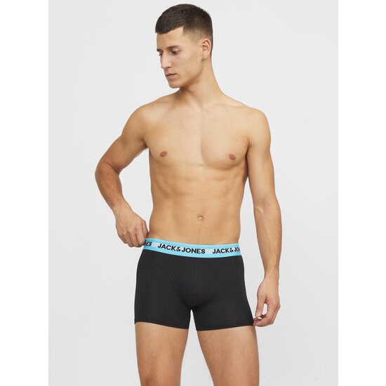 Jack & Jones Jack & Jones Heren Boxershorts Trunks JACHUDSON Bamboe Zwart 3-Pack