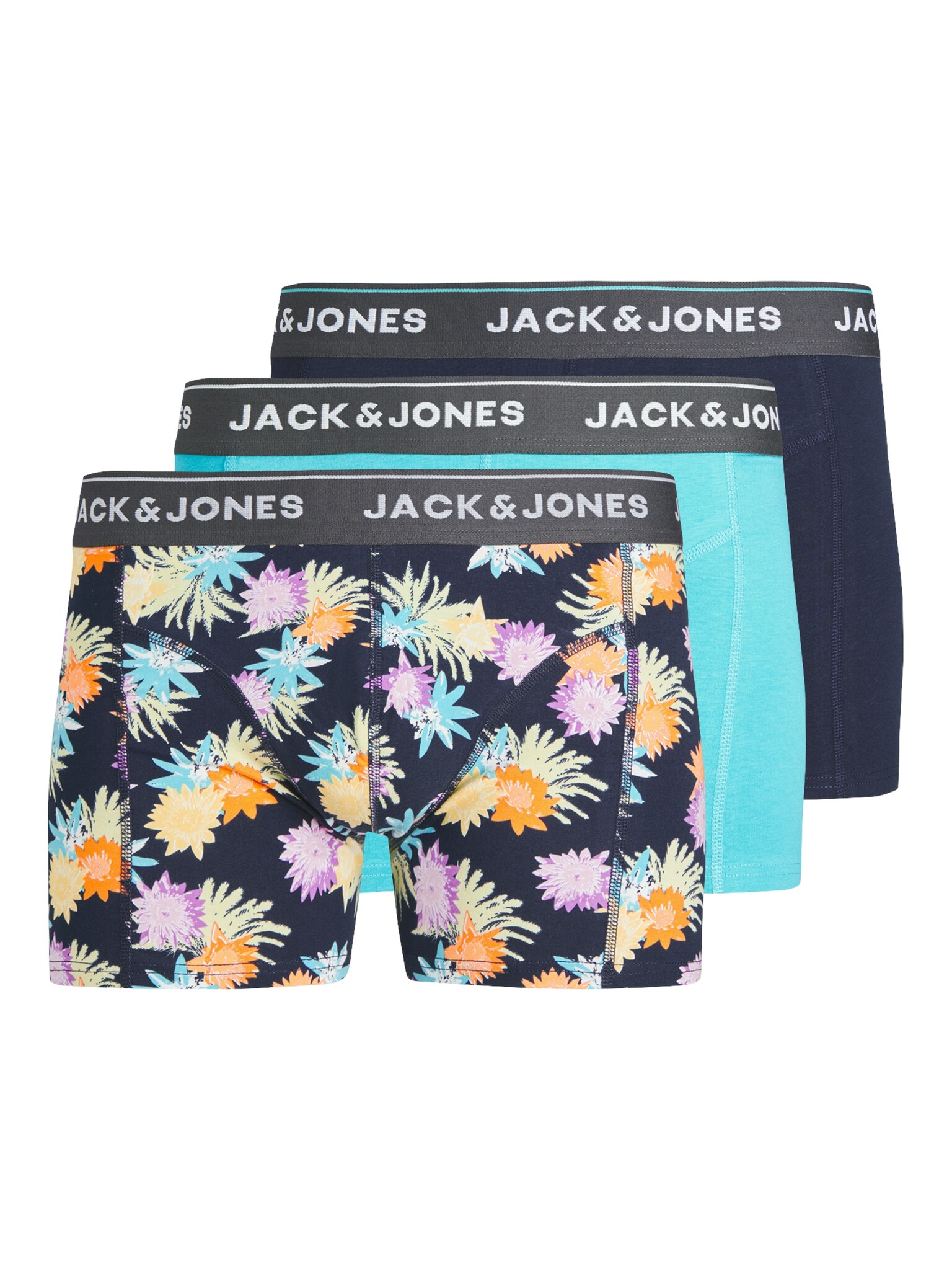 Jack Jones Junior Jack Jones Junior Boxershorts Jongens Trunks JACREECE 3 Pack