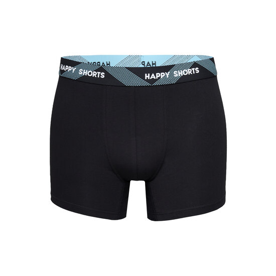Happy Shorts Happy Shorts 3-Pack Boxer Shorts Men Black