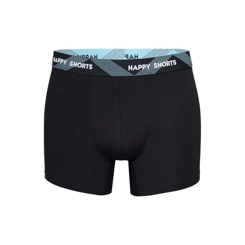 Happy Shorts Happy Shorts 3-Pack Boxershorts Heren Zwart