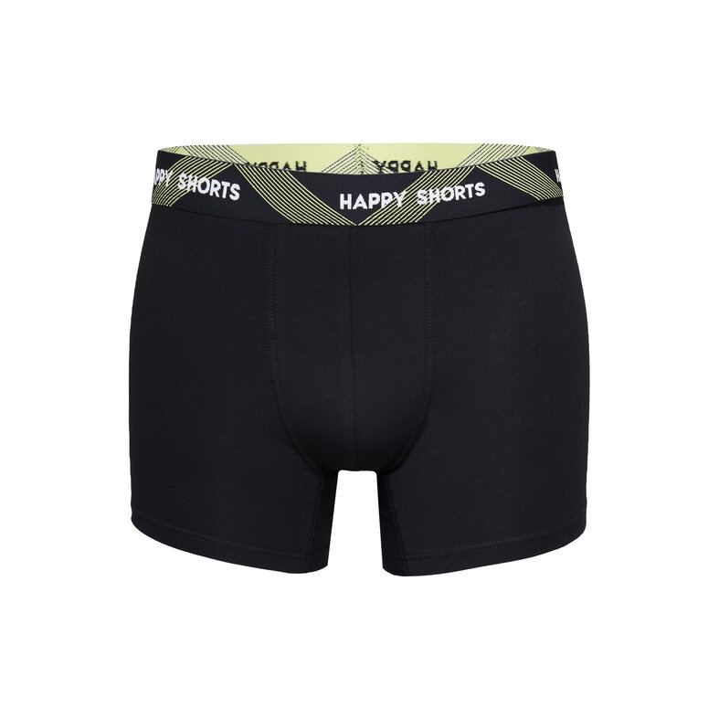 Happy Shorts Happy Shorts 3-Pack Boxershorts Heren Zwart