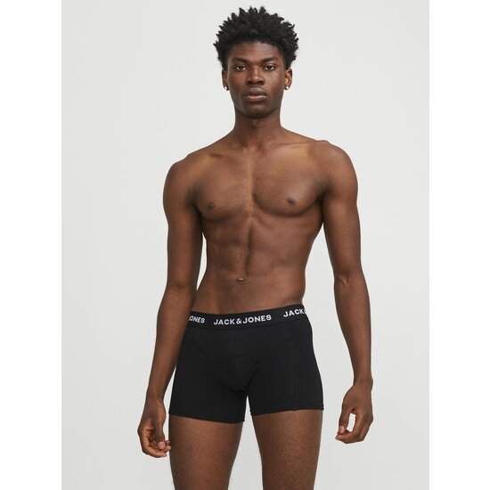 Jack & Jones Jack & Jones Men's Boxer Shorts Trunks JACSOLID Solid Black 5-Pack