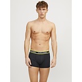 Jack & Jones Jack & Jones Heren Boxershorts Microfiber Trunks JACTHOM Effen Zwart 3-Pack