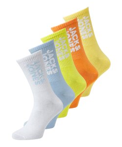 Jack & Jones Sports Socks Men's JACFRAME Tennis Socks 5-Pack Multicolor