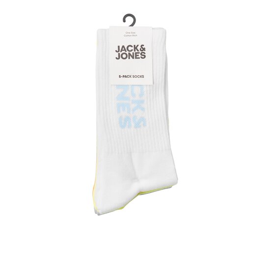 Jack & Jones Jack & Jones Sports Socks Men's JACFRAME Tennis Socks 5-Pack Multicolor