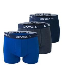 O'Neill Men's Boxer Shorts Trunks 900003 Solid Blue 3-Pack