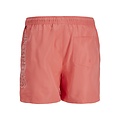 Jack & Jones Jack & Jones Heren Zwemshorts JPSTFIJI Double Logo Effen Hot Coral