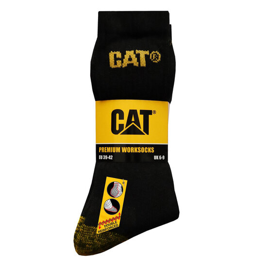 CAT CAT Premium Werksokken Caterpillar Zwart - 9 paar