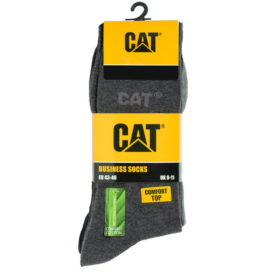 CAT Caterpillar Business Sokken Heren 5-Pack Grijs/Zwart/Navy
