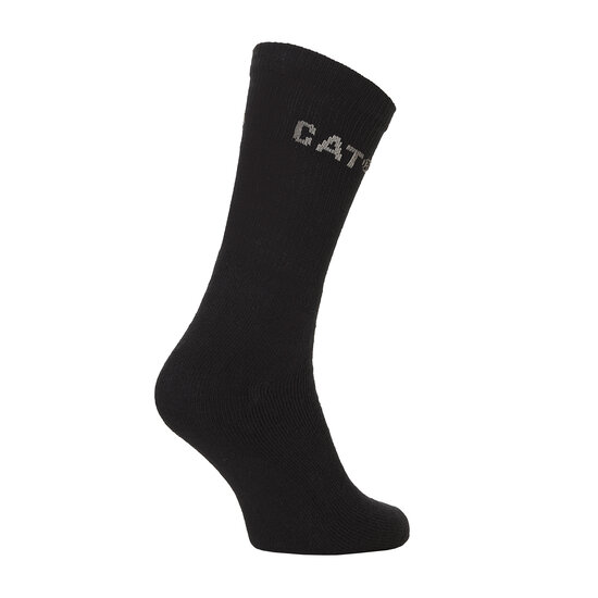 CAT Caterpillar Men's Performance Sports Sock Black 5-Pack