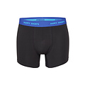 Happy Shorts Happy Shorts Men's Boxer Shorts Trunks Leaf Blue/Black 6-Pack