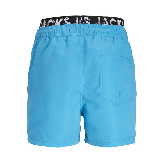 Jack & Jones Junior Jack & Jones Junior Jongens Zwemshort JPSTFIJI Dubbele Waistband Lichtblauw