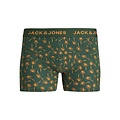 Jack & Jones Jack & Jones Heren Boxershorts Trunks JACULA Groen/Oranje 3-Pack
