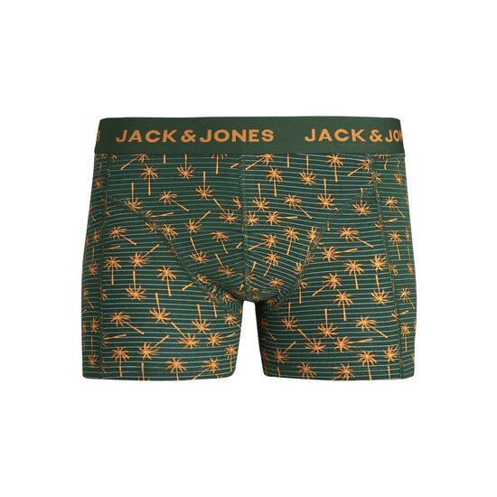 Jack & Jones Jack & Jones Men's Boxer Shorts Trunks JACULA Green/Orange 3-Pack