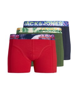 Jack & Jones Heren Trunks Boxershorts JACPAW 3-Pack Effen