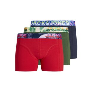 Jack & Jones Men's Trunks Boxer Shorts JACPAW 3-Pack Plain