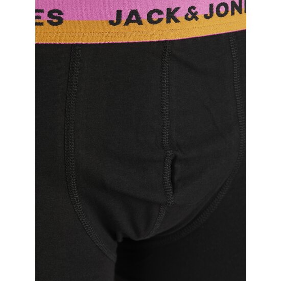 Jack & Jones Jack & Jones Heren Trunks Boxershorts JACSPLITTER 5-Pack Zwart