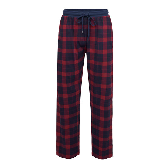 Phil & Co Phil & Co Heren Pyjamabroek Lang Katoen Gestreept/Geruit 2-Pack