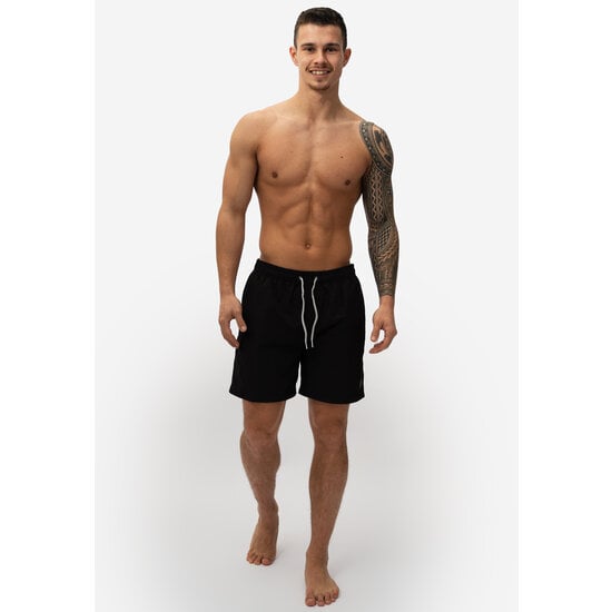 Phil & Co Phil & Co Men's Swim Shorts Solid Black