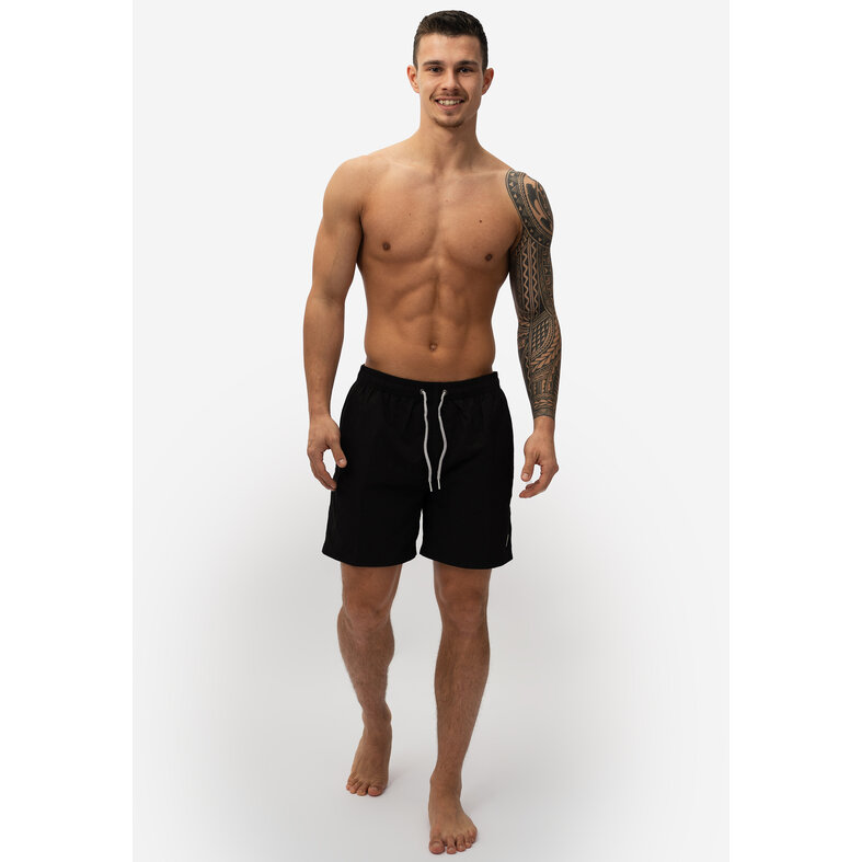 Phil & Co Phil & Co Men's Swim Shorts Solid Black