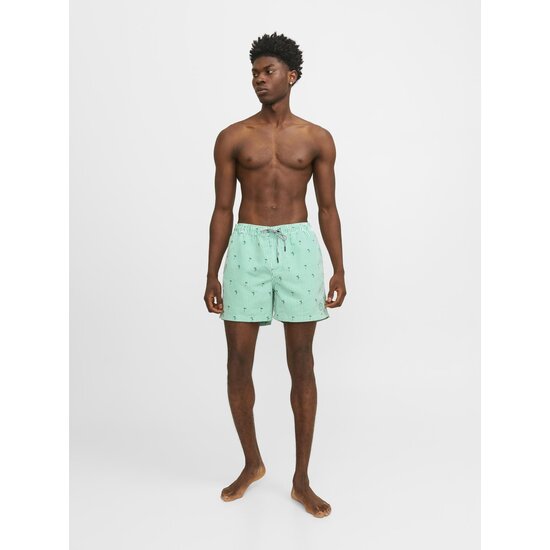 Jack & Jones Jack & Jones Heren Zwemshort Gestreept Groen