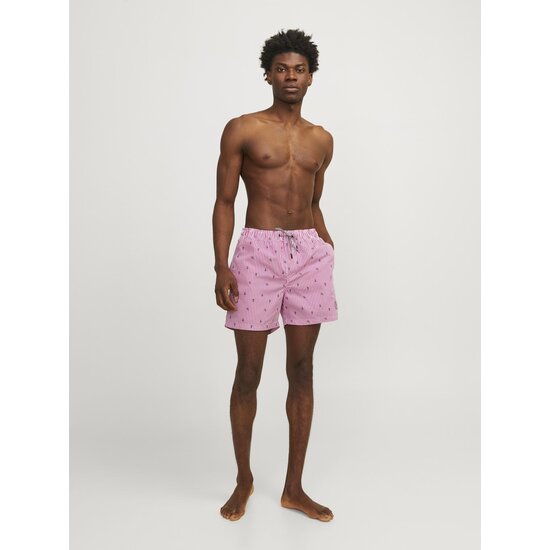 Jack & Jones Jack & Jones Men's Swim Short Striped Pink