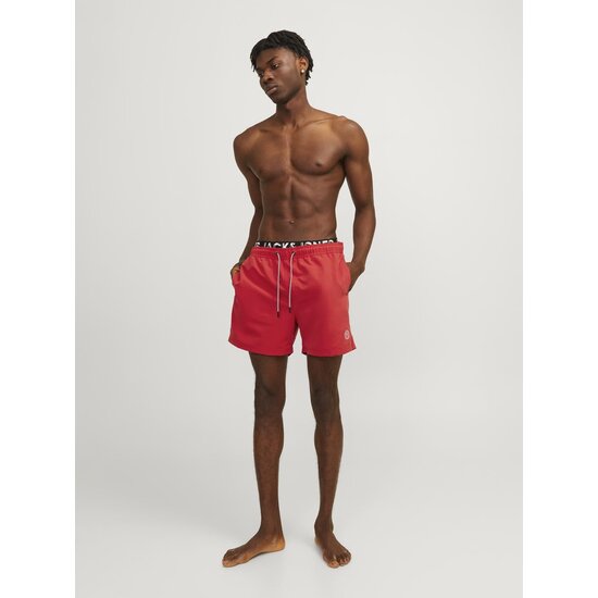 Jack & Jones Jack & Jones Men's Swim Short JPSTFIJI Red