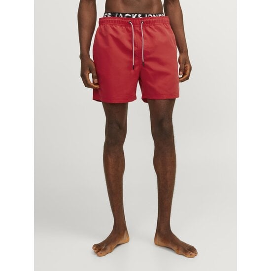 Jack & Jones Jack & Jones Heren Zwemshort JPSTFIJI Dubbele Waistband Rood