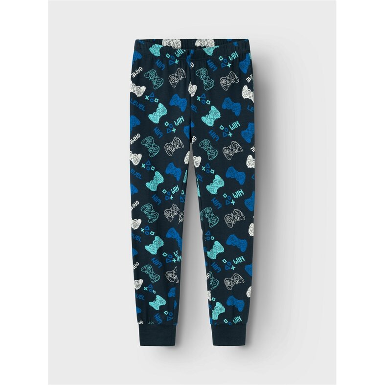 Name It Name It Kinder Pyjama Jongens Lang Blauw Gamer