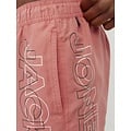 Jack & Jones Jack & Jones Heren Zwemshorts JPSTFIJI Double Logo Effen Hot Coral