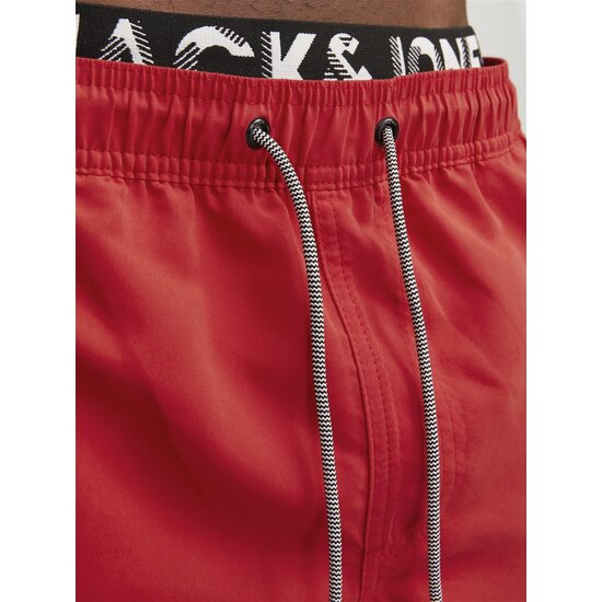 Jack & Jones Jack & Jones Heren Zwemshort JPSTFIJI Dubbele Waistband Rood