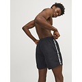 Jack & Jones Jack & Jones Men's Swim Shorts JPSTFIJI Black Tape Solid Black