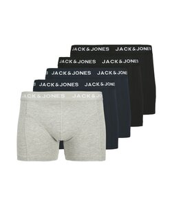 Jack & Jones Men's Boxer Shorts Plain Trunks JACANTHONY 5-Pack