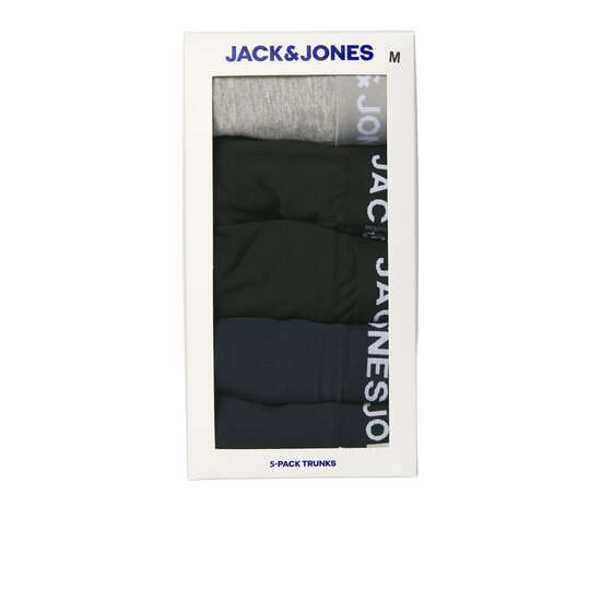 Jack & Jones Jack & Jones Heren Boxershorts Effen Trunks JACANTHONY 5-Pack