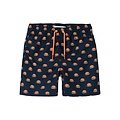 Name It Name It Boys Swim Short Kids NKMZADDI Hamburger Print Dark Blue