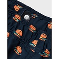 Name It Name It Boys Swim Short Kids NKMZADDI Hamburger Print Dark Blue