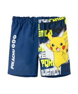 Name It Boys Swim Short Kids NKMMAKHI Pikachu Print Blue