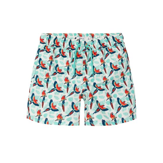 Name It Name It Boys Swim Short Kids NKMZADDI Parrot Print White