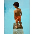 Name It Name It Boys Swim Short Kids NKMZADDI Surfing Dog Print Orange