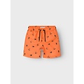 Name It Name It Jongens Zwemshort Kinderen NKMZADDI Surfende Hond Print Oranje