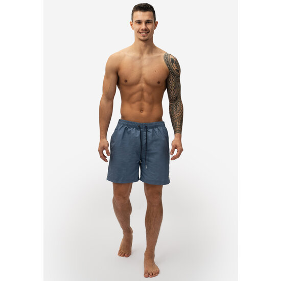 Happy Shorts Happy Shorts Men's Swim Short Plain Blue/Gray