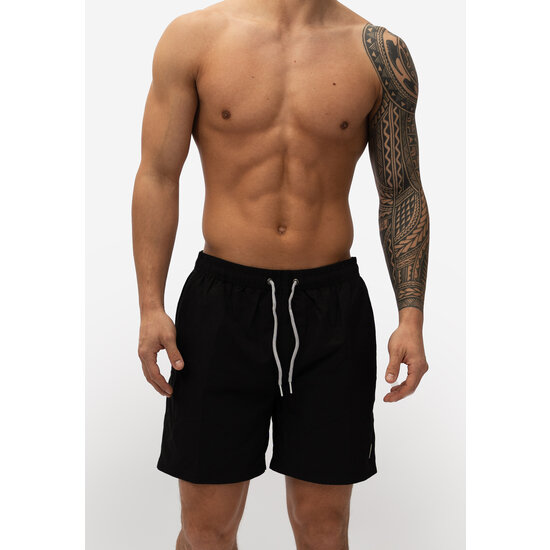 Happy Shorts Happy Shorts Men's Swim Short Plain Black